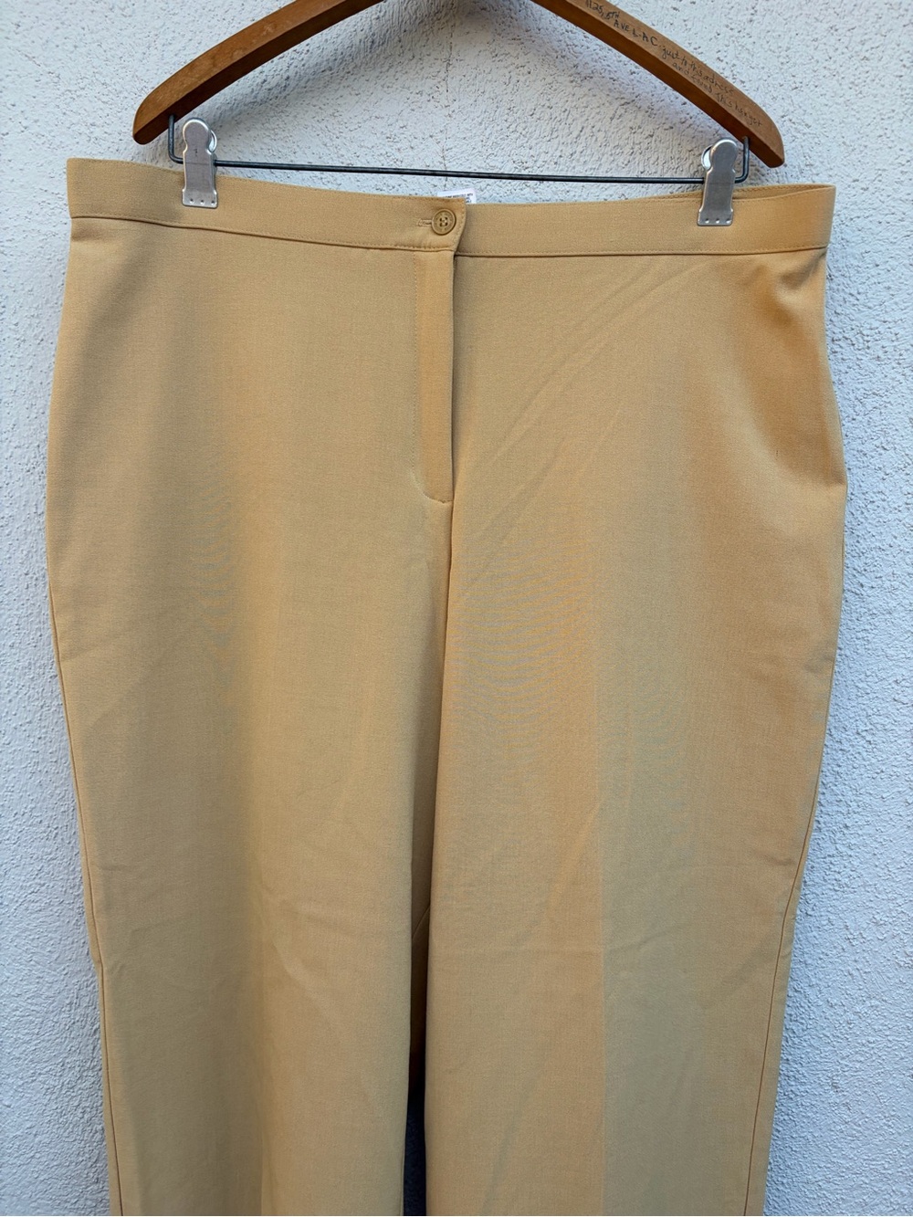 Jaclyn Smith Collection. Women’s Wide-Leg Pants in Light Mustard Size 16 - Picture 4 of 13